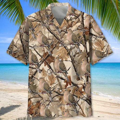Mourning Dove Realtree Camo Hawaiian Shirt DVC0012