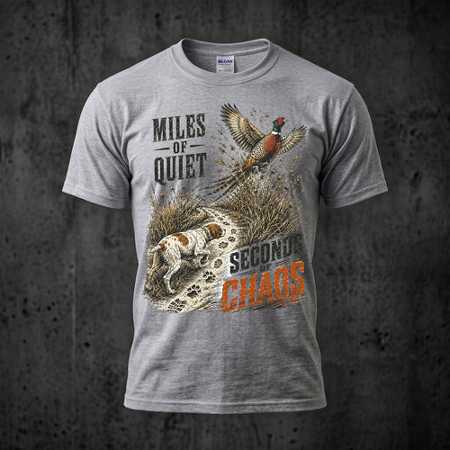 Upland Pheasant Hunting - Outdoor Cotton T-Shirt PHCT1019