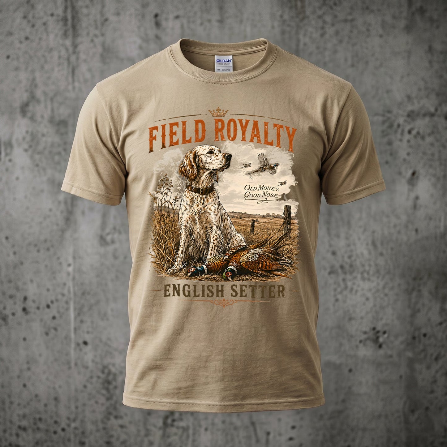 Upland Pheasant Hunting - Outdoor Cotton T-Shirt PHCT1045