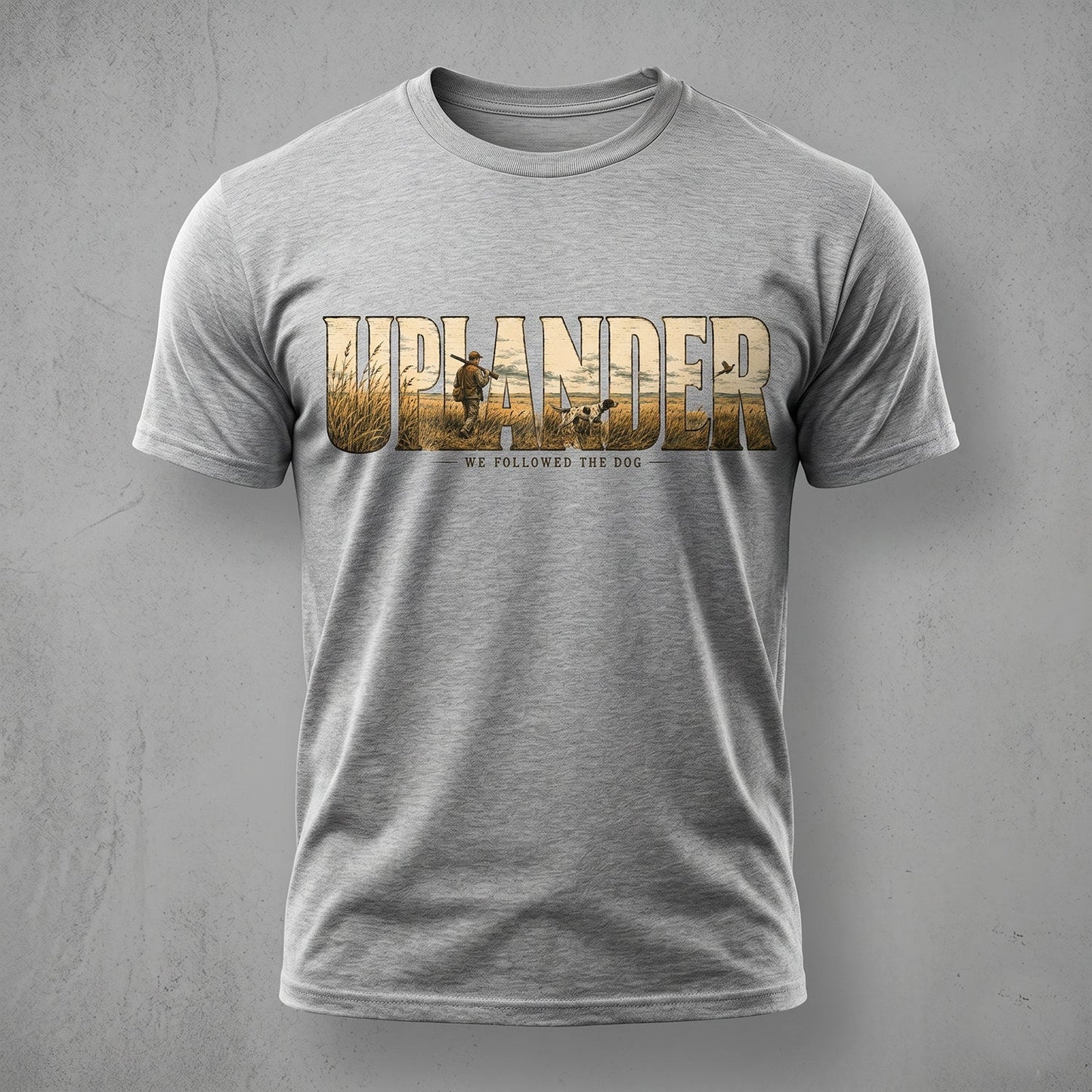 Upland Pheasant Hunting - Outdoor Cotton T-Shirt PHCT1007
