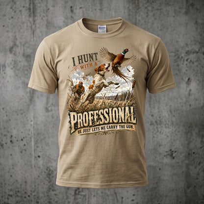 Upland Pheasant Hunting - Outdoor Cotton T-Shirt PHCT1057