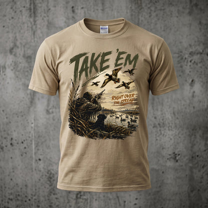 Duck Hunting - Outdoor Cotton T-Shirt DUCT1010