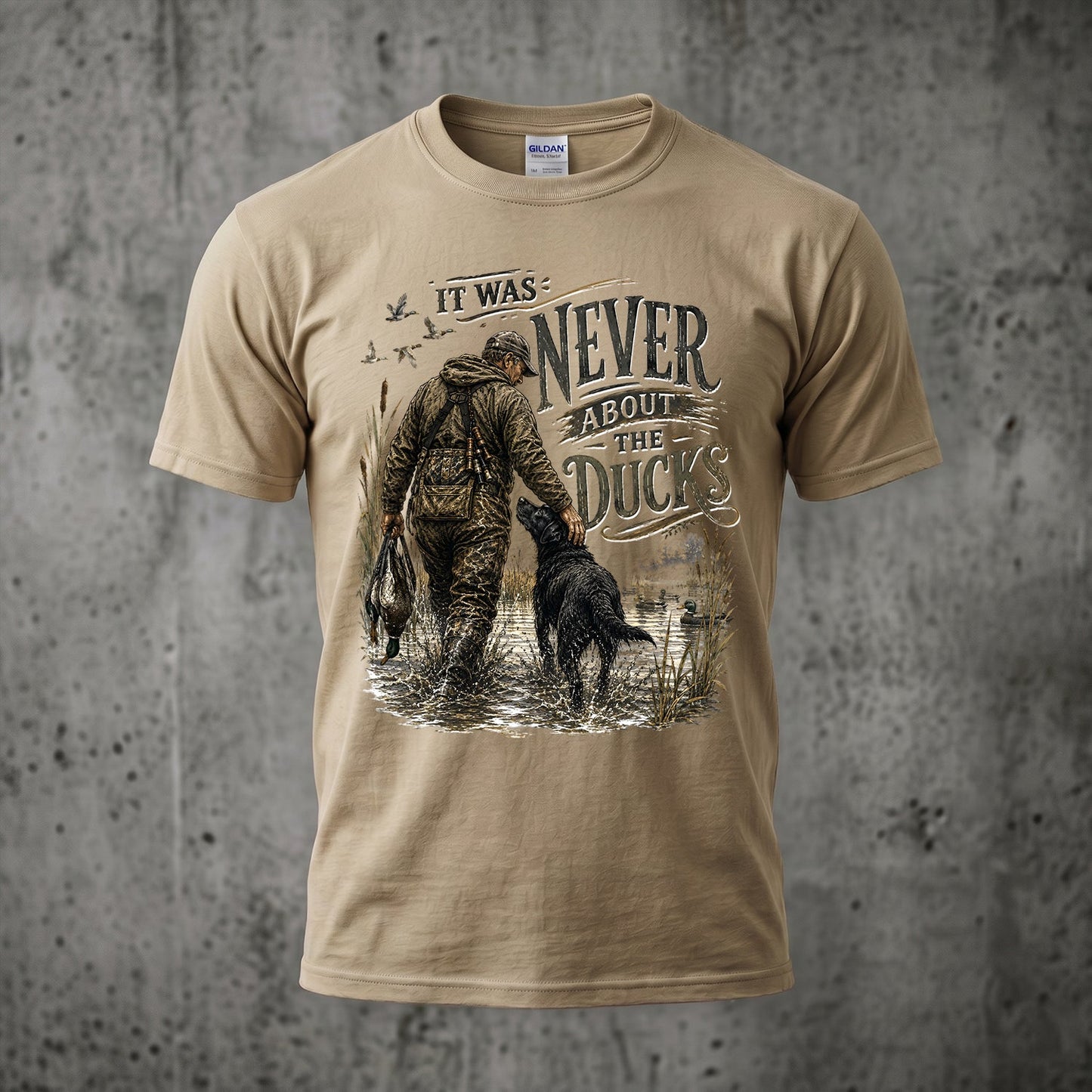 Duck Hunting - Outdoor Cotton T-Shirt DUCT1007
