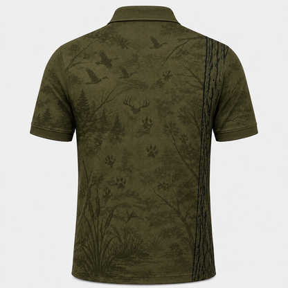 Raccoon Flipping Off Polo Shirt VCP1031