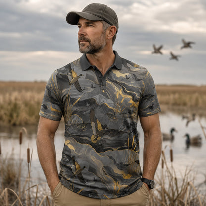Mallard Duck Hunter Polo Shirt VCD1001