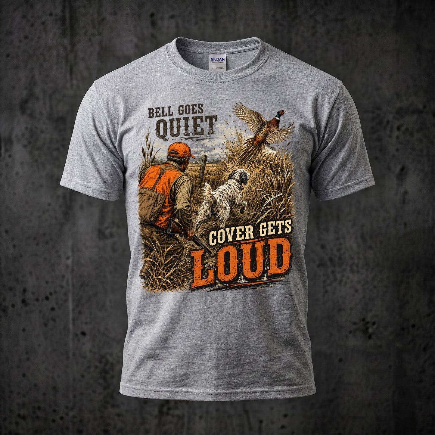Upland Pheasant Hunting - Outdoor Cotton T-Shirt PHCT1036