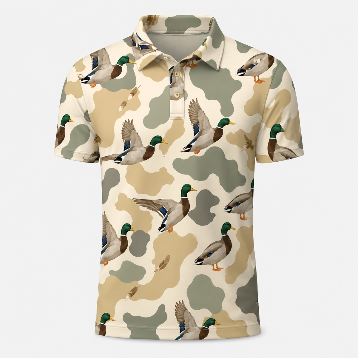Hunting Mourning Duck Camouflage Men Hawaiian Shirt DVC2408