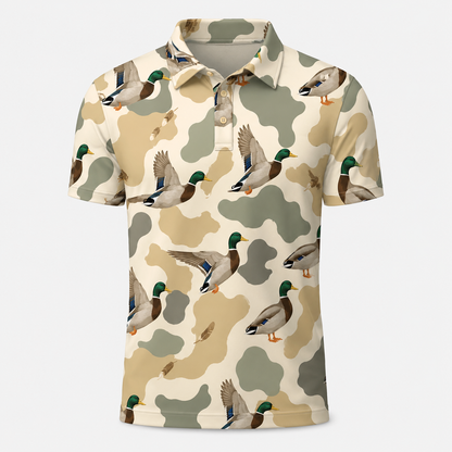 Hunting Mourning Duck Camouflage Men Hawaiian Shirt DVC2408