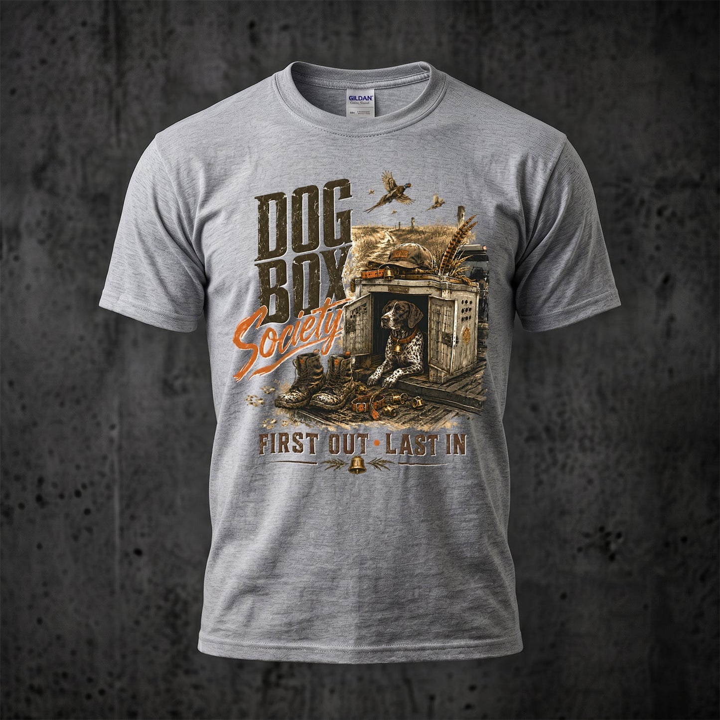 Upland Pheasant Hunting - Outdoor Cotton T-Shirt PHCT1042