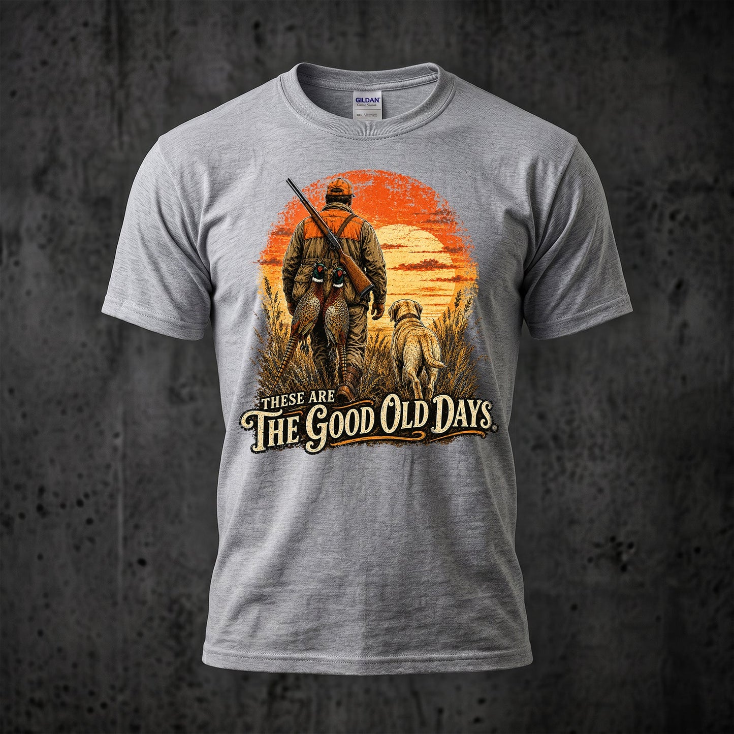 Upland Pheasant Hunting - Outdoor Cotton T-Shirt PHCT1010