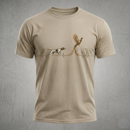 Upland Pheasant Hunting - Outdoor Cotton T-Shirt PHCT1006