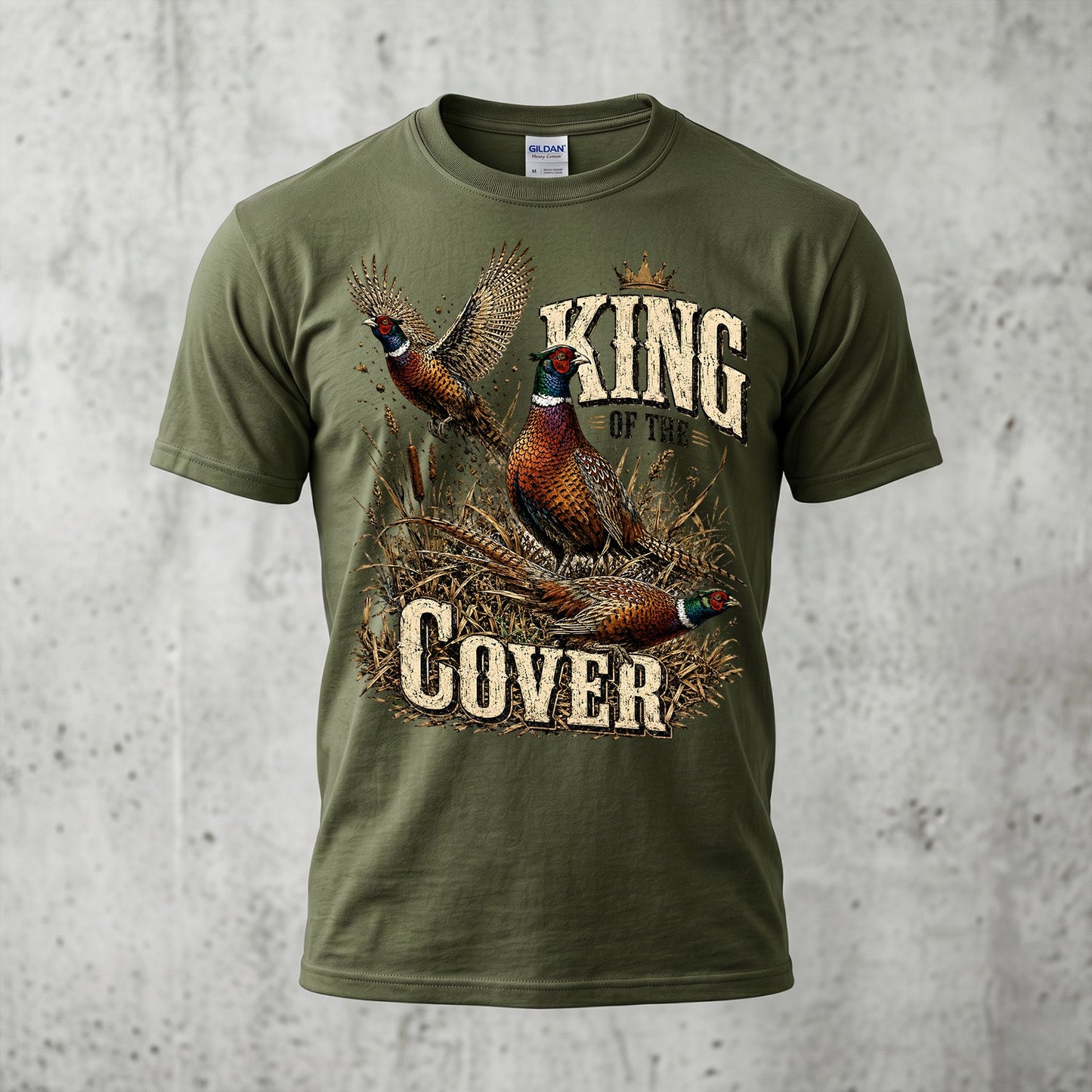 Upland Pheasant Hunting - Outdoor Cotton T-Shirt PHCT1025