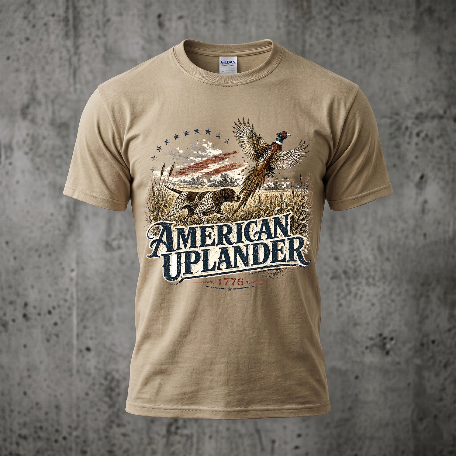 Upland Pheasant Hunting - Outdoor Cotton T-Shirt PHCT1011