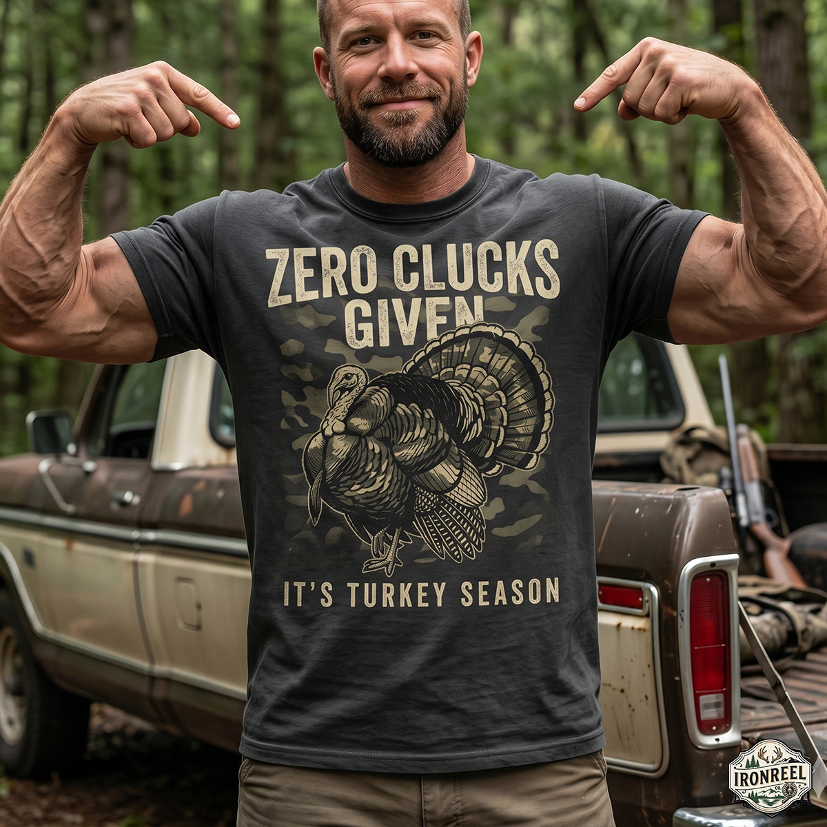 Turkey Hunting - Outdoor Cotton T-Shirt THCT1011