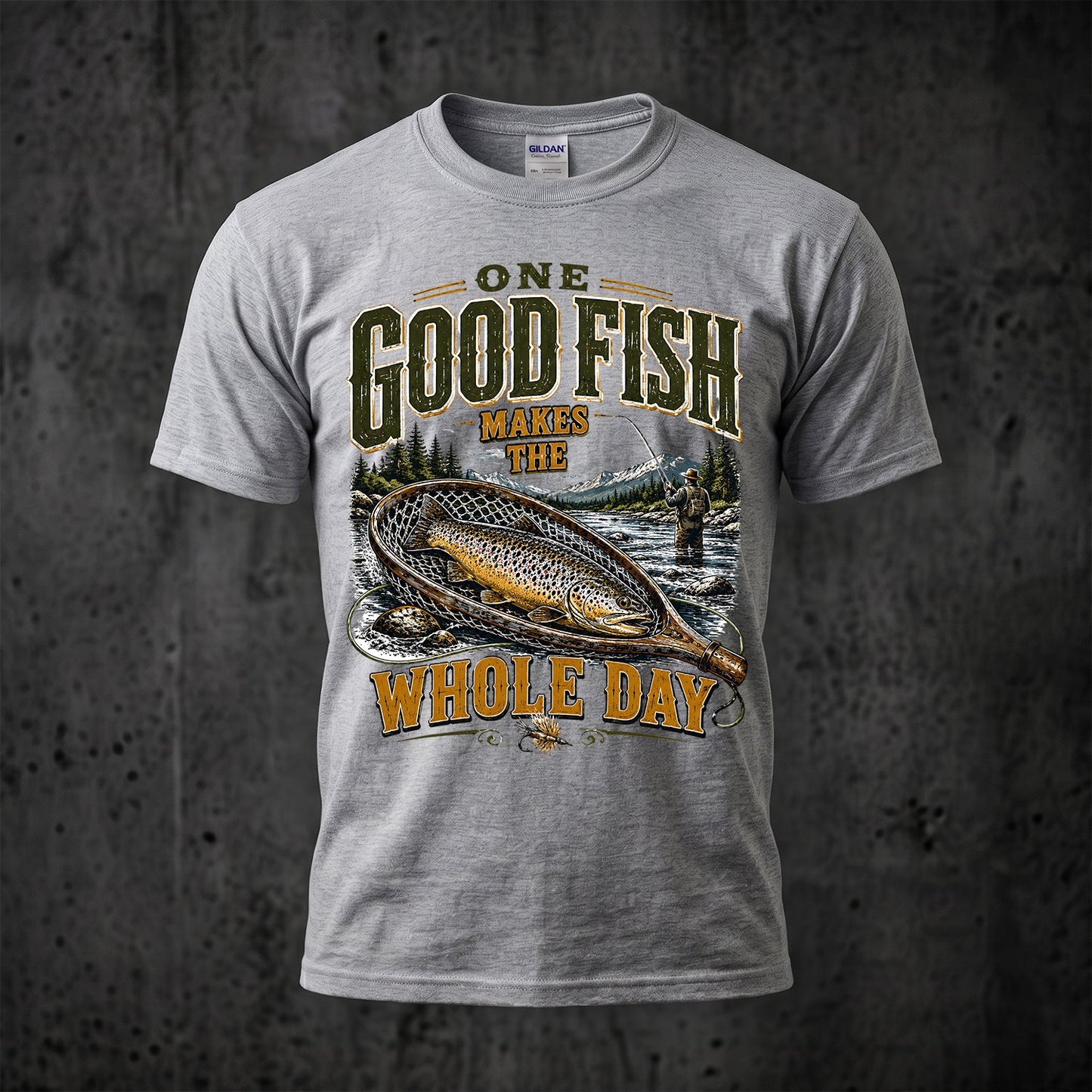 Fly Fishing - Outdoor Cotton T-Shirt FFCT1003