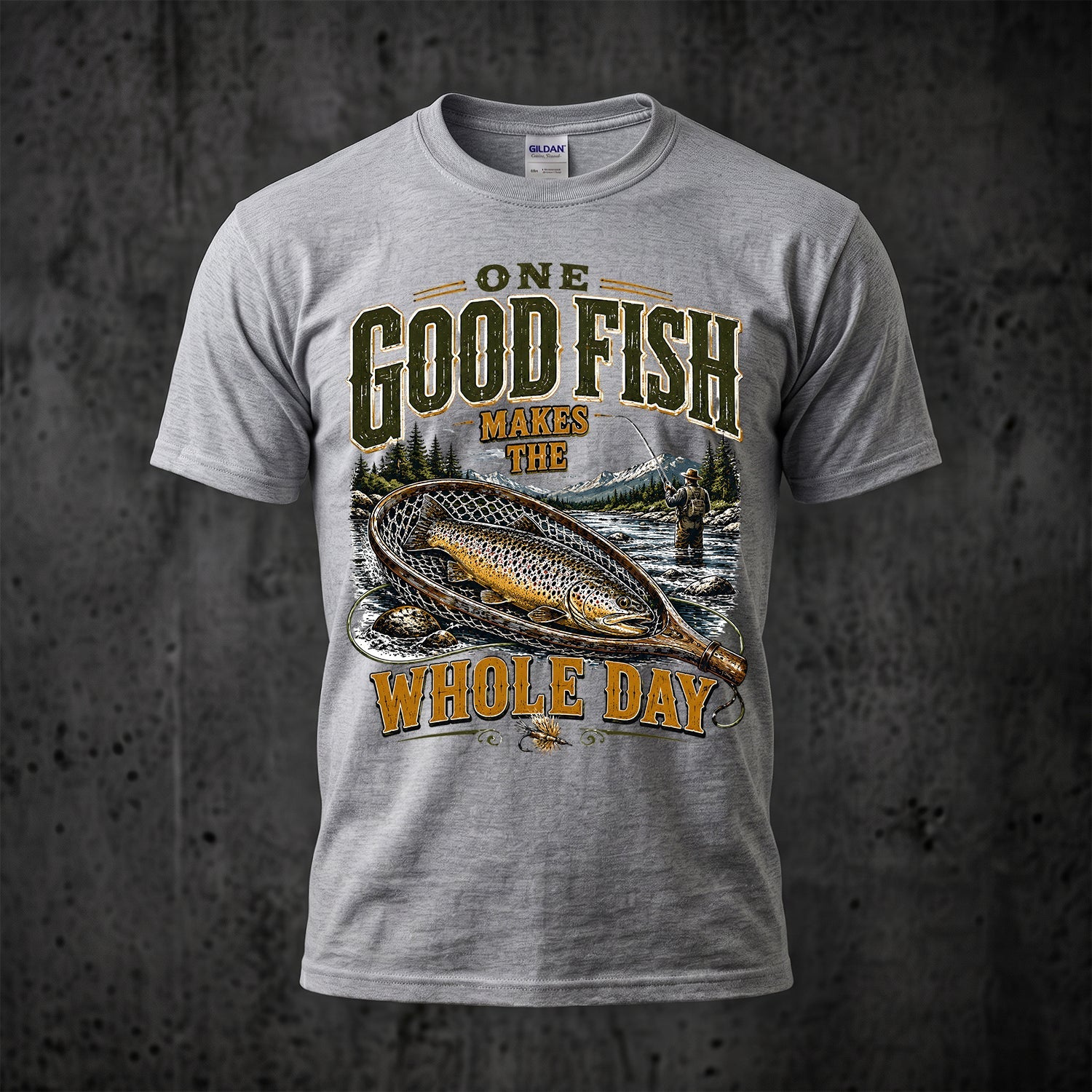 Fly Fishing - Outdoor Cotton T-Shirt FFCT1003
