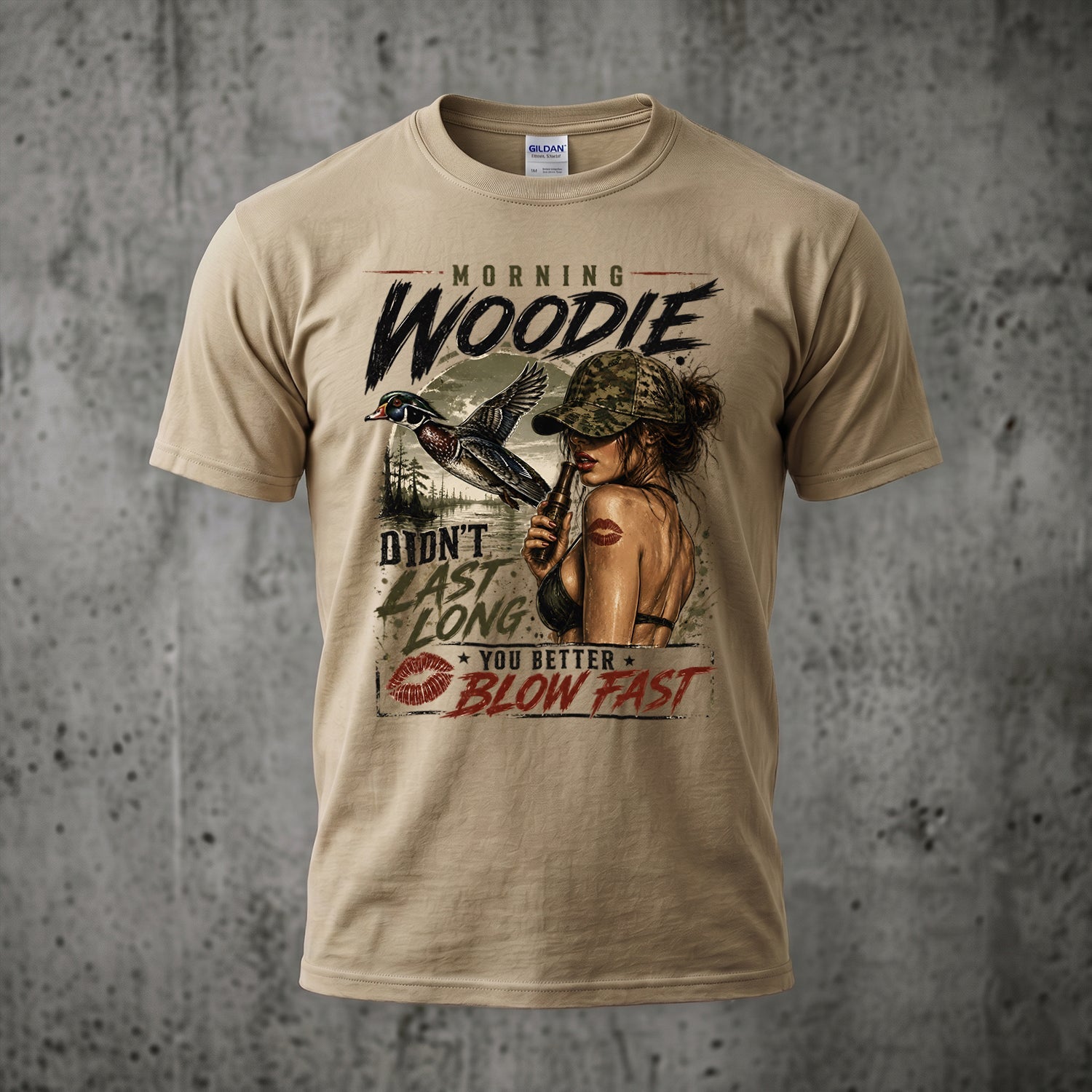 Duck Hunting - Outdoor Cotton T-Shirt DUCT1017