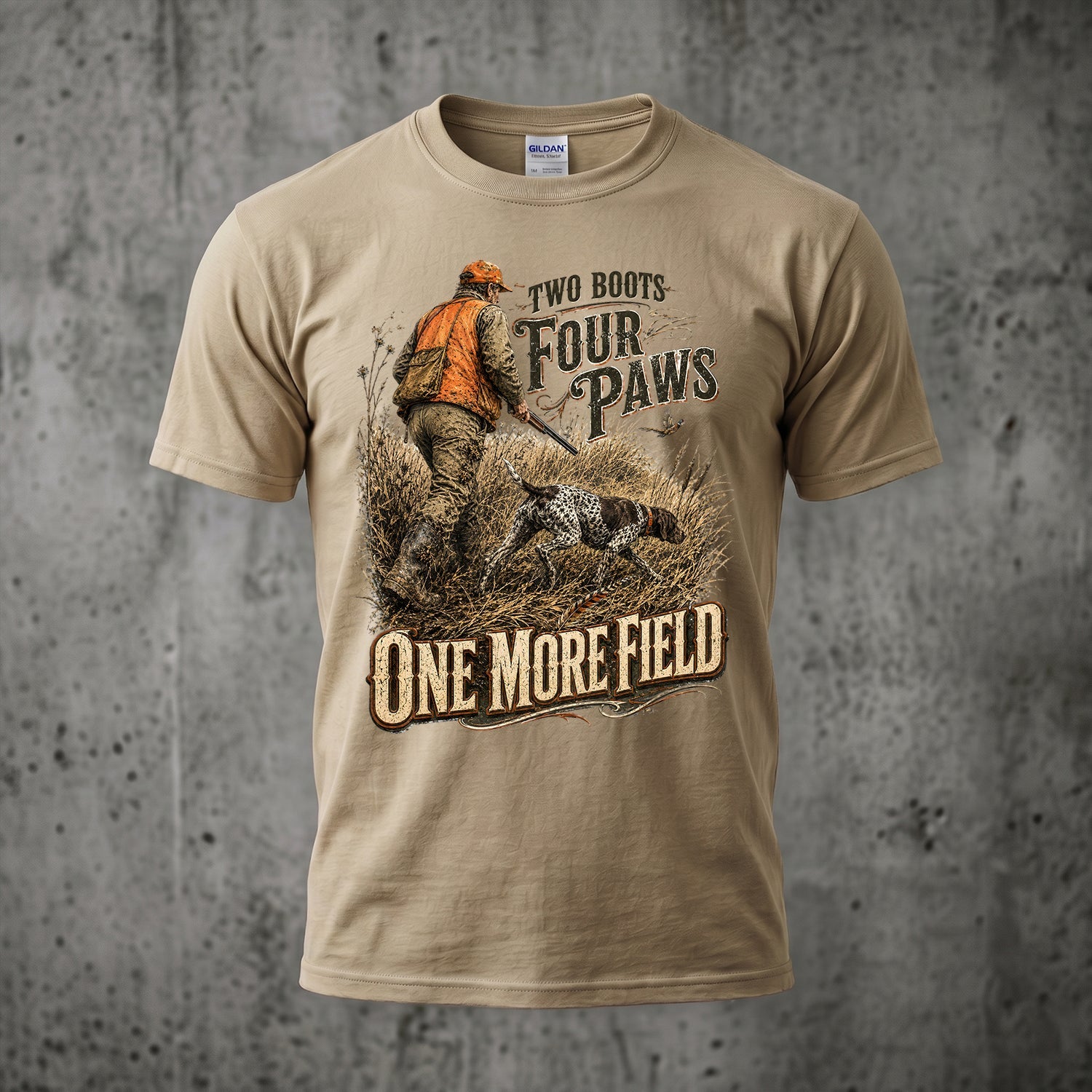 Upland Pheasant Hunting - Outdoor Cotton T-Shirt PHCT1028