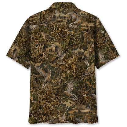 Dove Hunter Camo Hawaiint Shirt DVC009