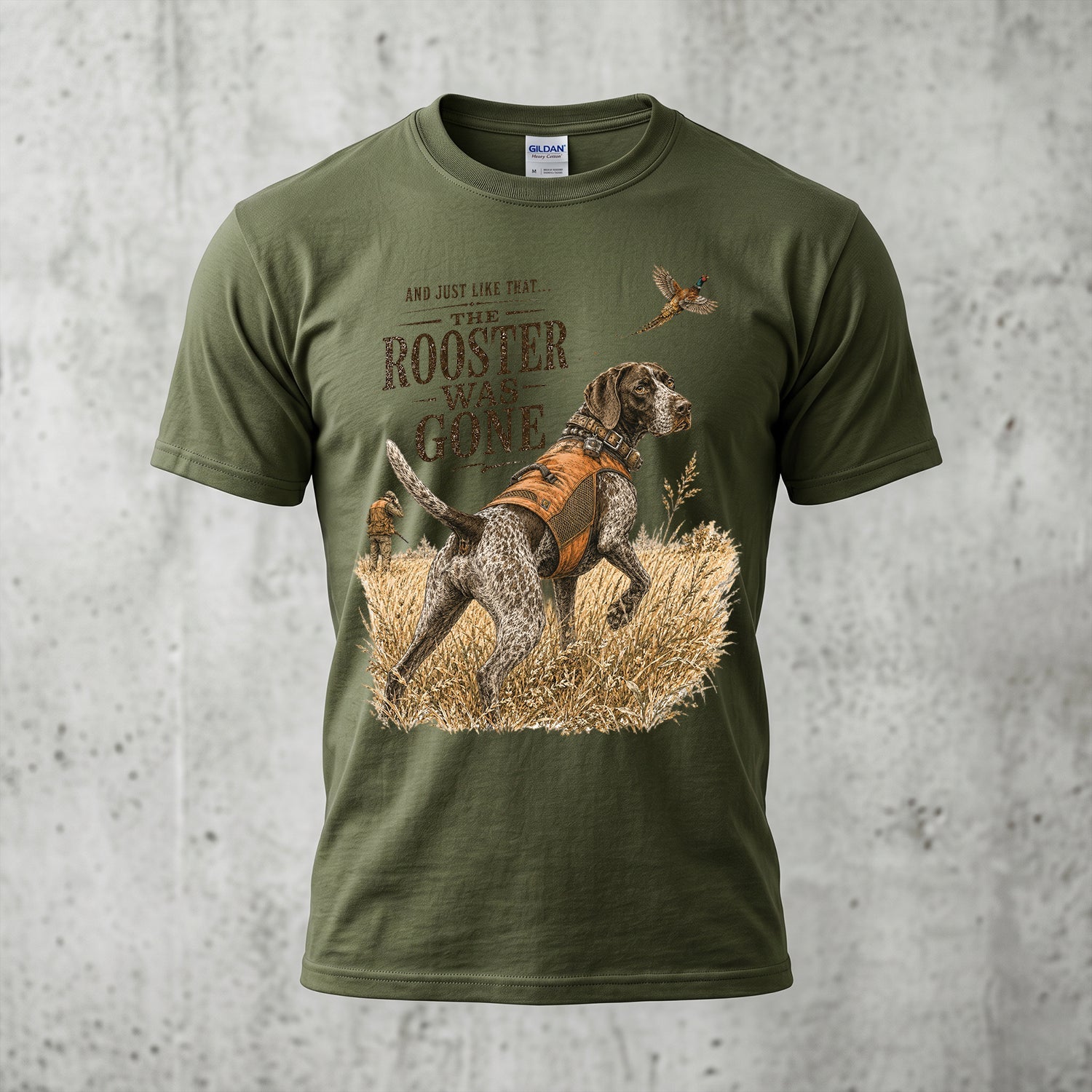 Upland Pheasant Hunting - Outdoor Cotton T-Shirt PHCT1015