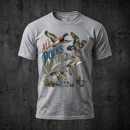Duck Hunting - Outdoor Cotton T-Shirt DUCT1008