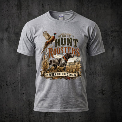 Upland Pheasant Hunting - Outdoor Cotton T-Shirt PHCT1053