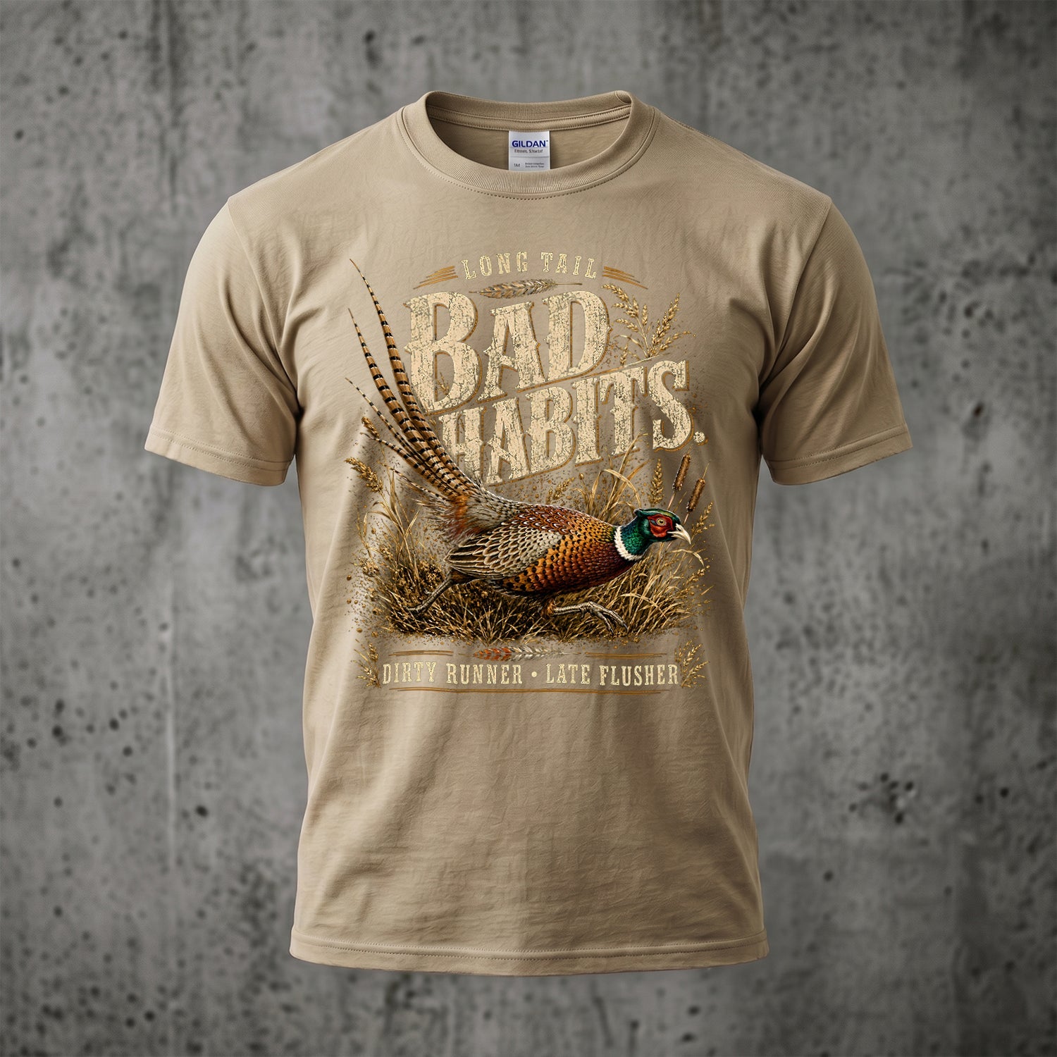 Upland Pheasant Hunting - Outdoor Cotton T-Shirt PHCT1055