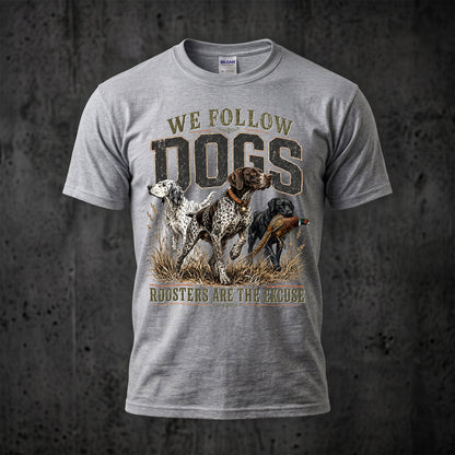 Upland Pheasant Hunting - Outdoor Cotton T-Shirt PHCT1041