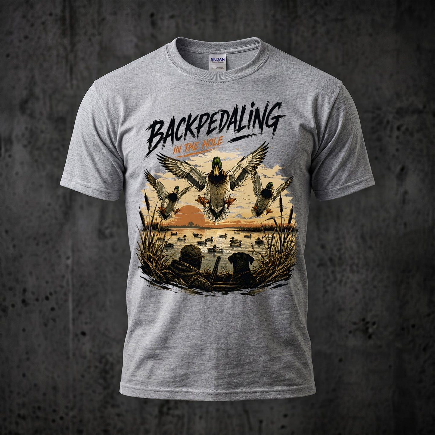 Duck Hunting - Outdoor Cotton T-Shirt DUCT1009