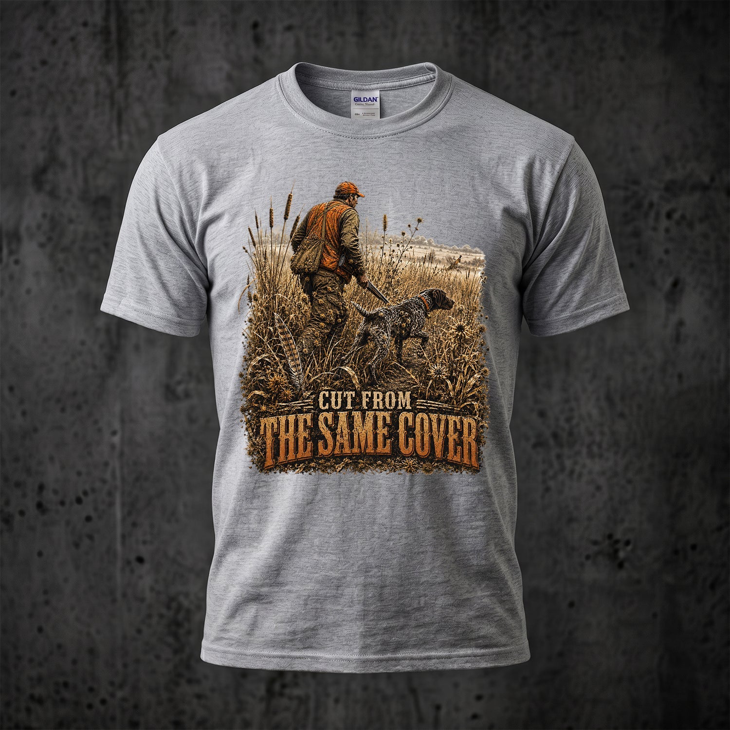 Upland Pheasant Hunting - Outdoor Cotton T-Shirt PHCT1026