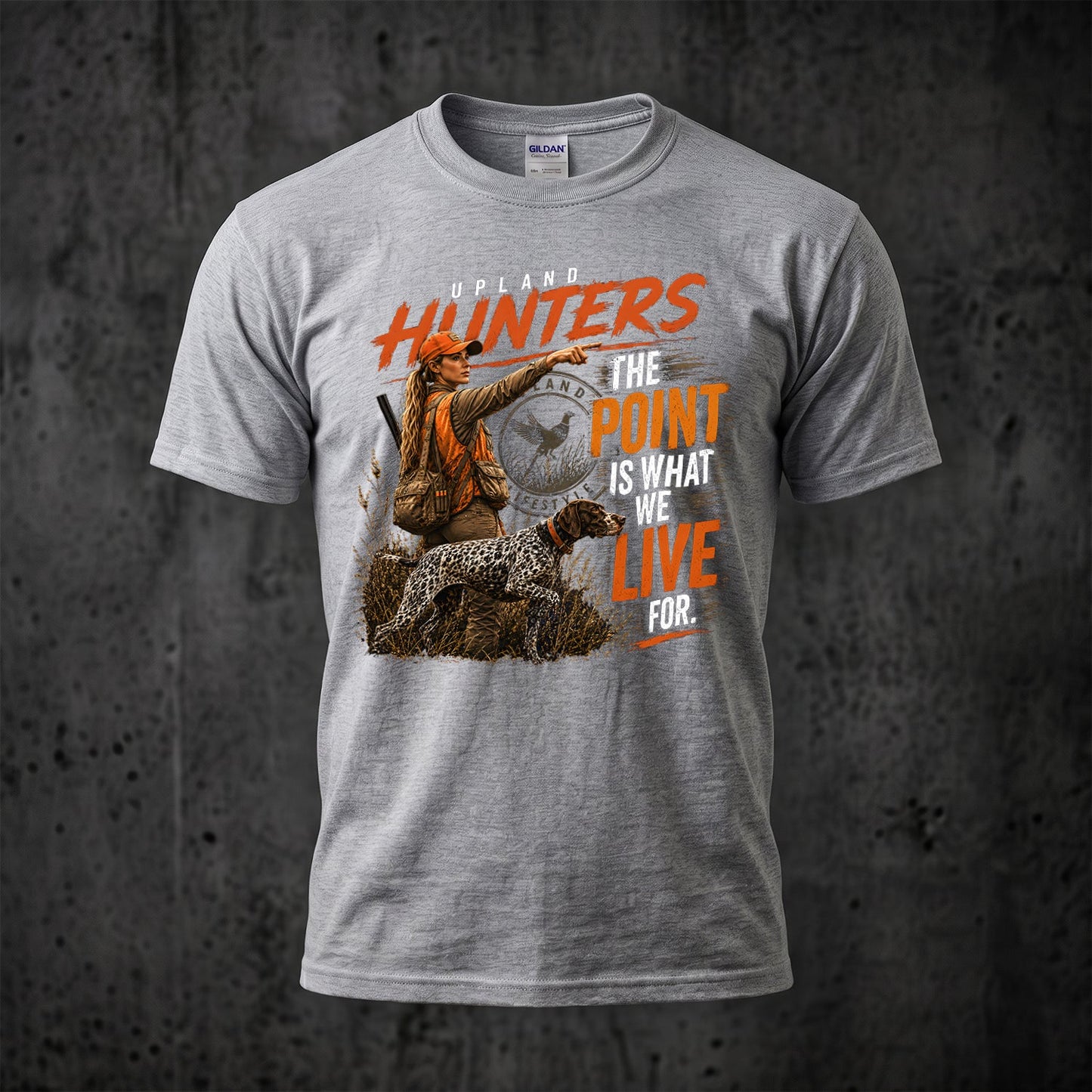 Upland Pheasant Hunting - Outdoor Cotton T-Shirt PHCT1060