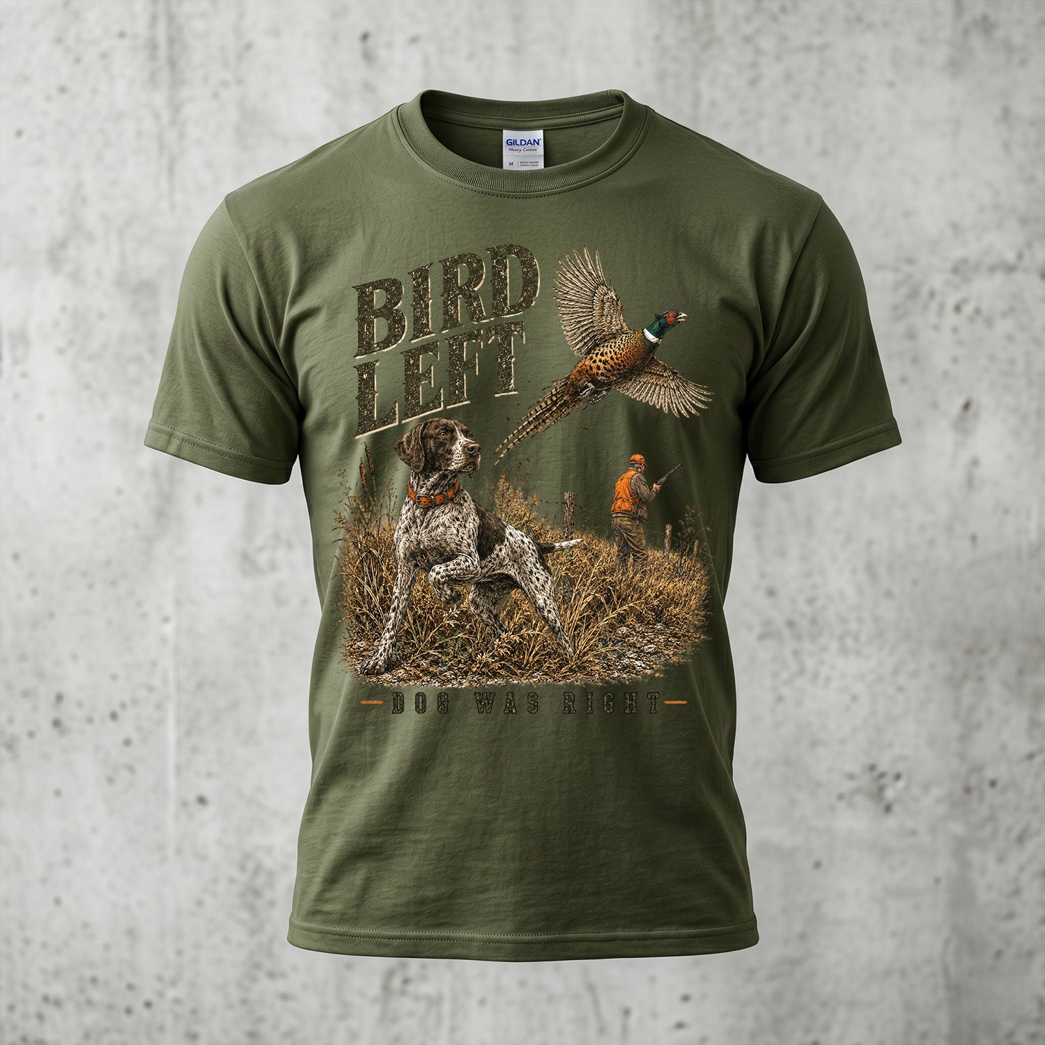 Upland Pheasant Hunting - Outdoor Cotton T-Shirt PHCT1017