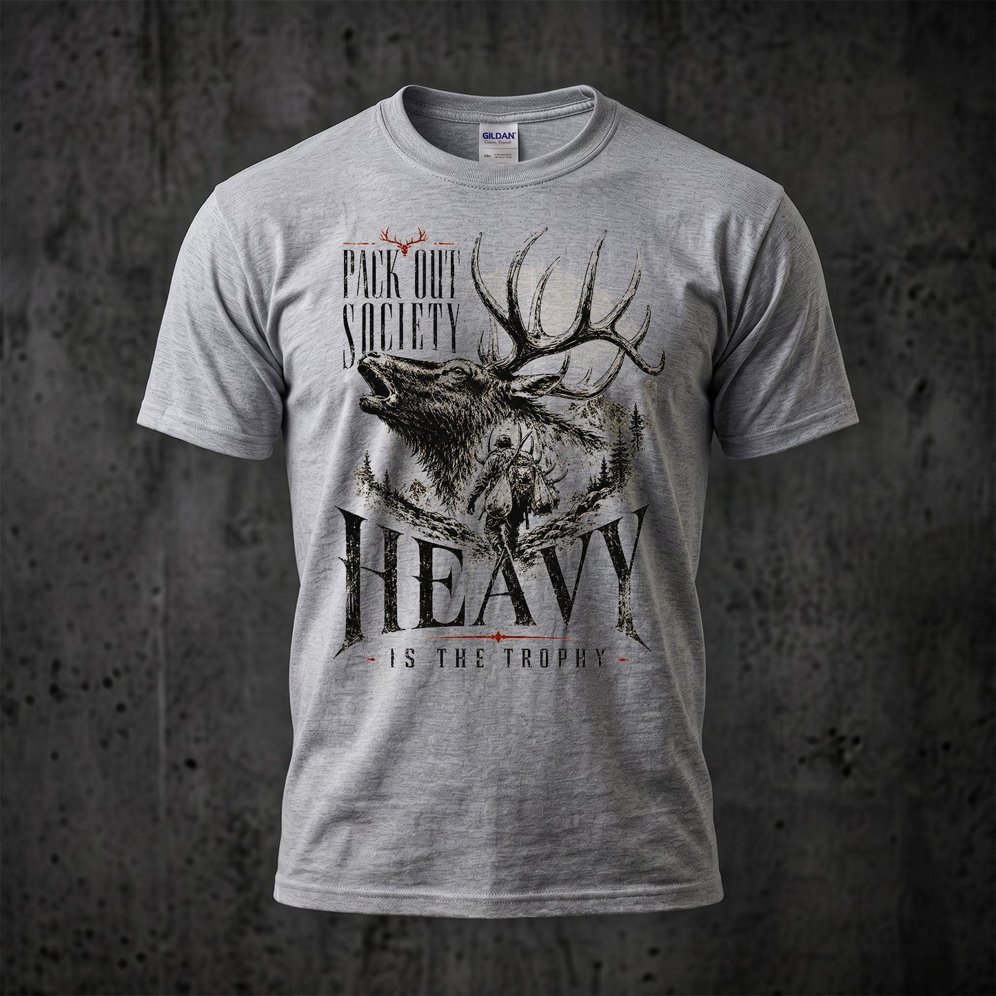 Elk Hunting - Outdoor Cotton T-Shirt EHCT1001