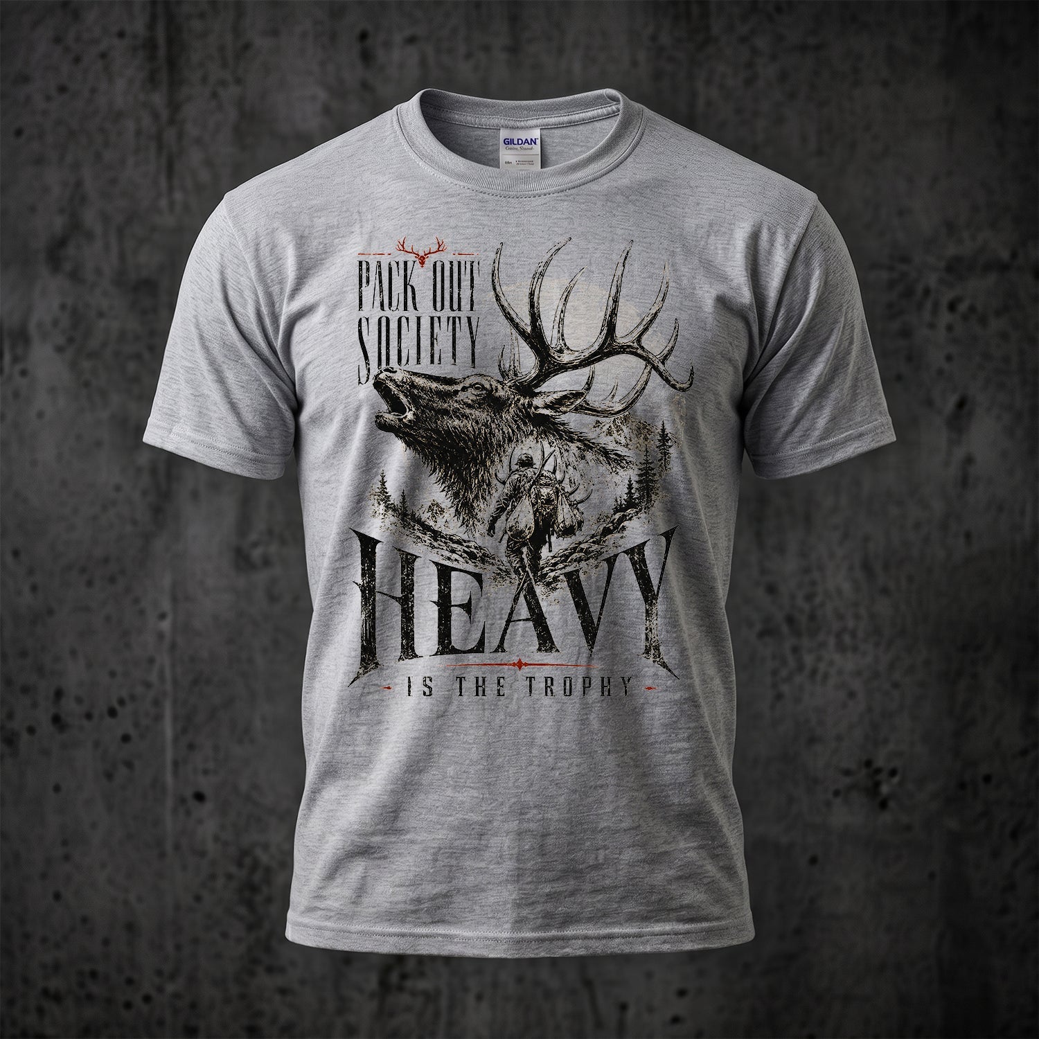 Elk Hunting - Outdoor Cotton T-Shirt EHCT1001
