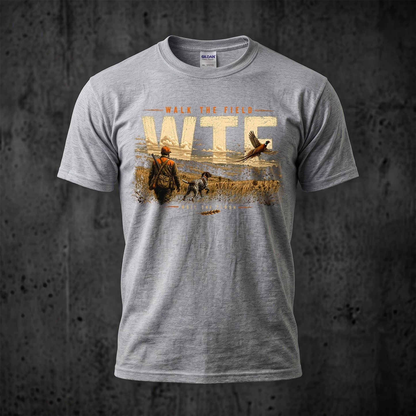 Upland Pheasant Hunting - Outdoor Cotton T-Shirt PHCT1059