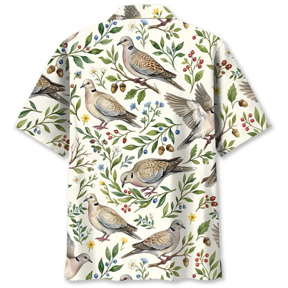 Wild Dove olive Hawaiian Shirt DVC0011