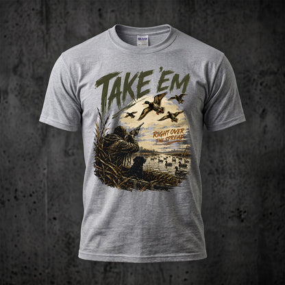 Duck Hunting - Outdoor Cotton T-Shirt DUCT1010