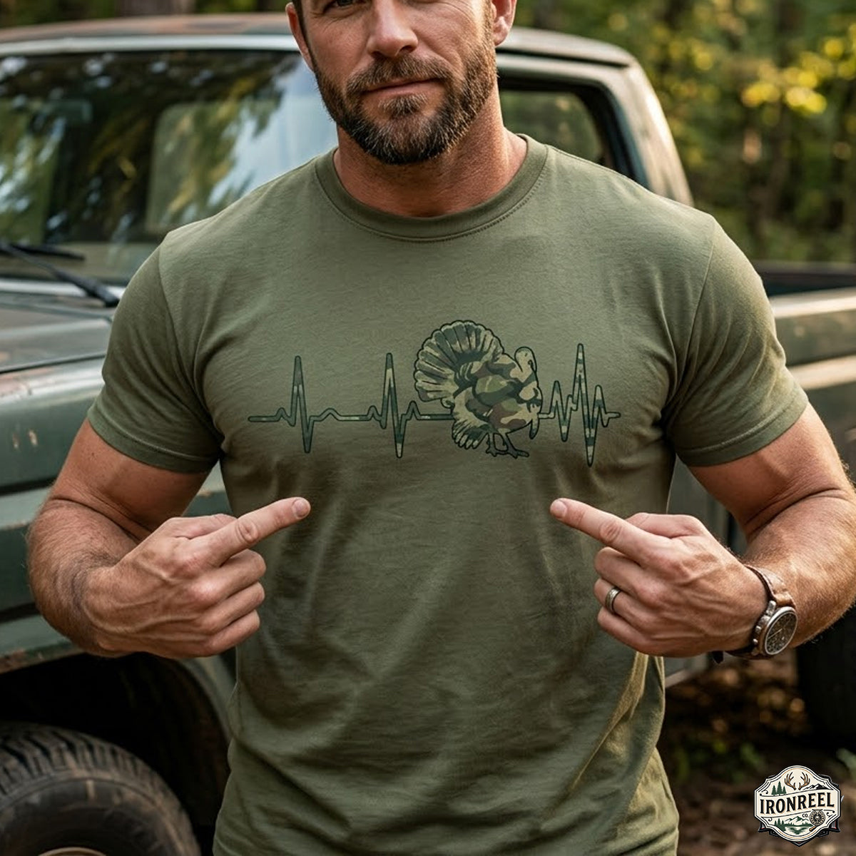 Turkey Hunting - Outdoor Cotton T-Shirt THCT1013