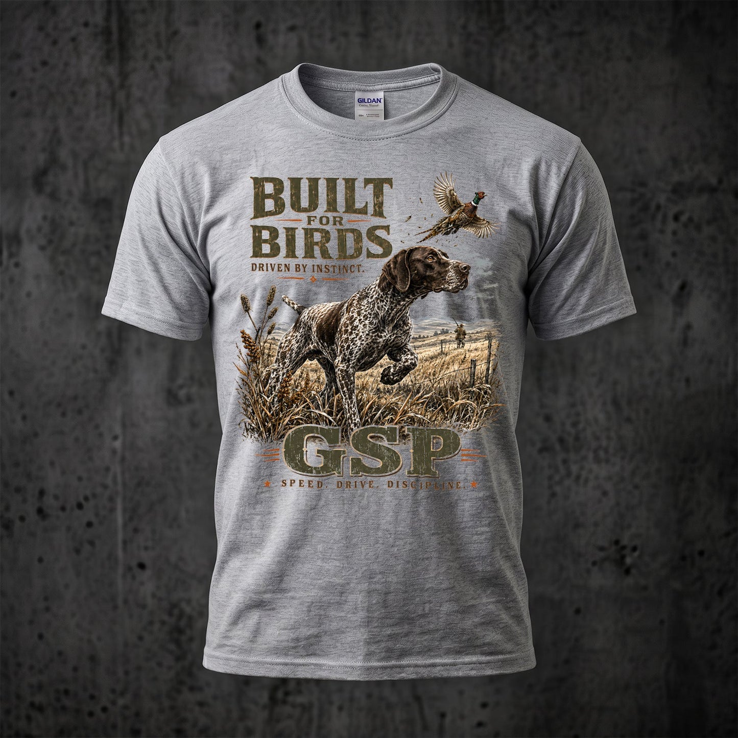 Upland Pheasant Hunting - Outdoor Cotton T-Shirt PHCT1046