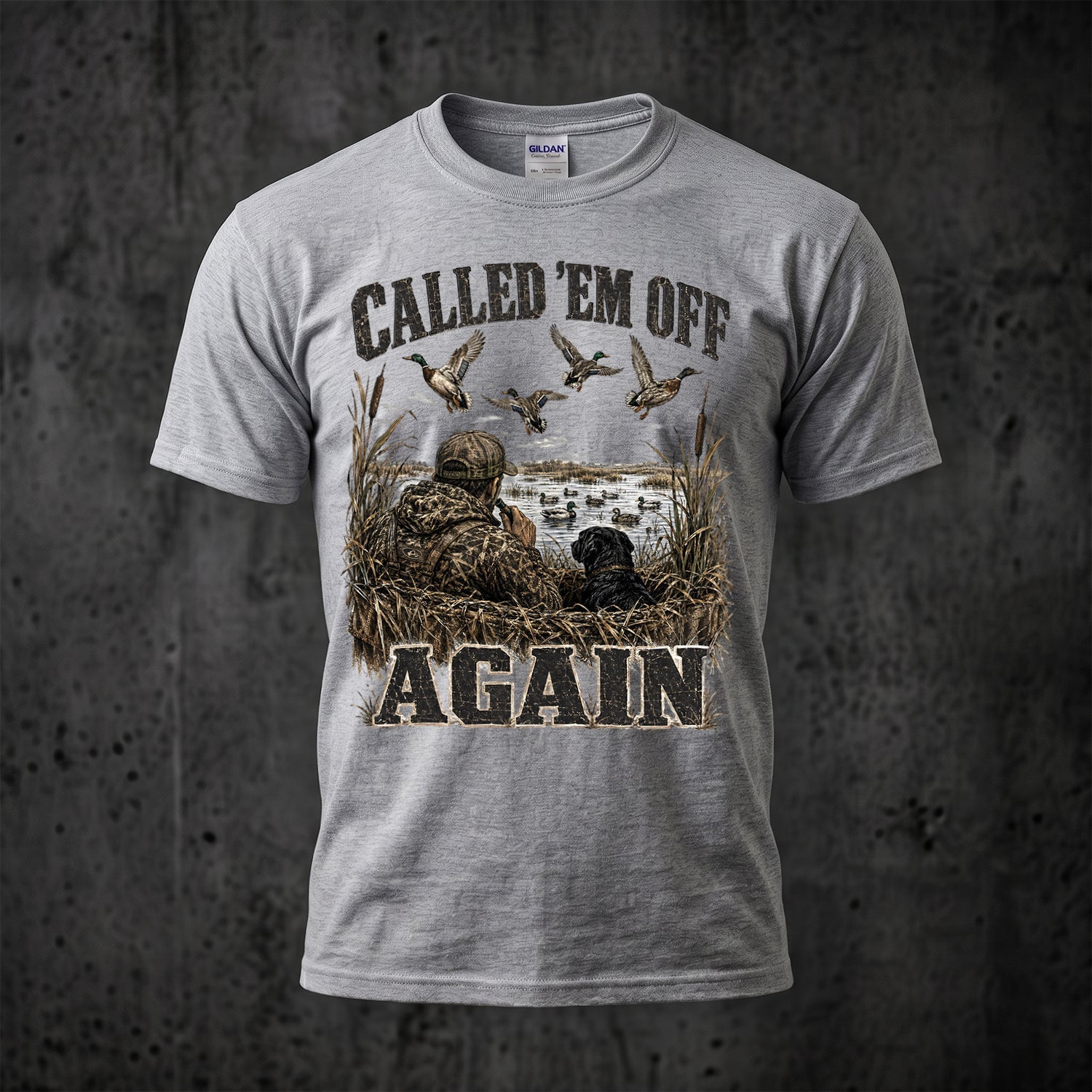 Duck Hunting - Outdoor Cotton T-Shirt DUCT1006