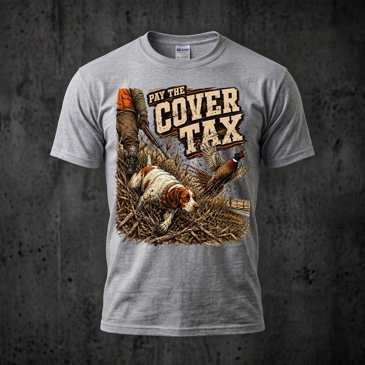 Upland Pheasant Hunting - Outdoor Cotton T-Shirt PHCT1038