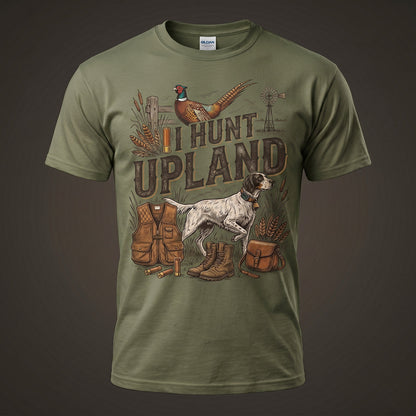 Upland Pheasant Hunting - Outdoor Cotton T-Shirt PHCT1002