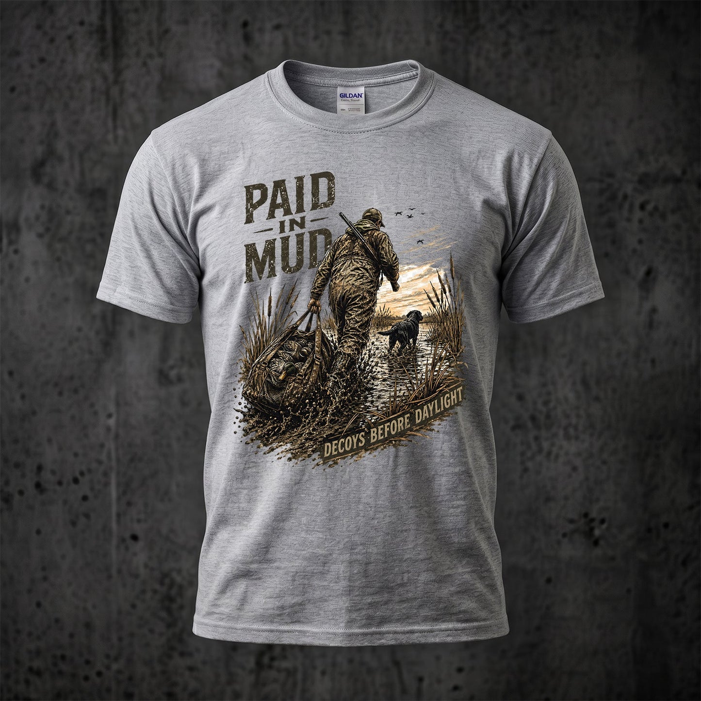 Duck Hunting - Outdoor Cotton T-Shirt DUCT1002