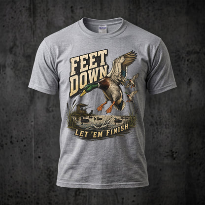 Duck Hunting - Outdoor Cotton T-Shirt DUCT1001