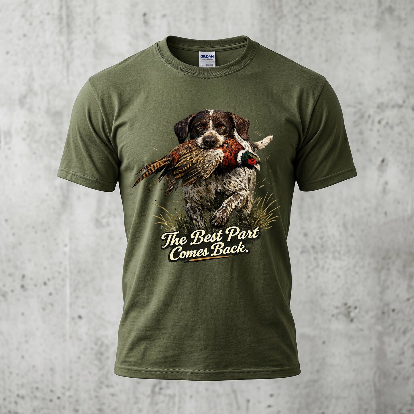 Upland Pheasant Hunting - Outdoor Cotton T-Shirt PHCT1008