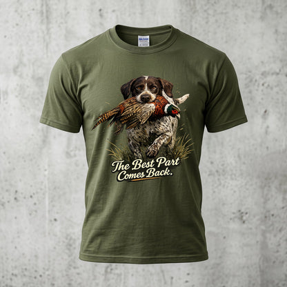 Upland Pheasant Hunting - Outdoor Cotton T-Shirt PHCT1008