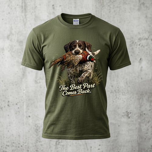 Upland Pheasant Hunting - Outdoor Cotton T-Shirt PHCT1008