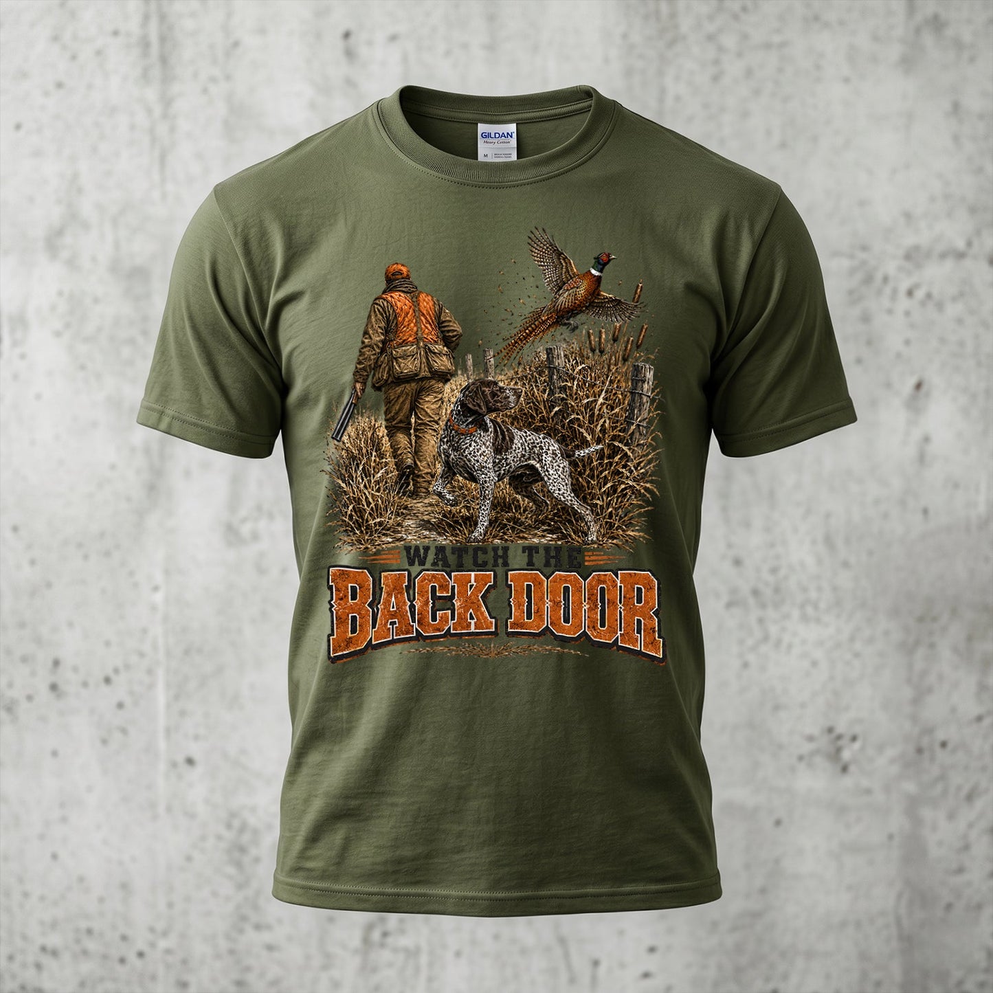 Upland Pheasant Hunting - Outdoor Cotton T-Shirt PHCT1034