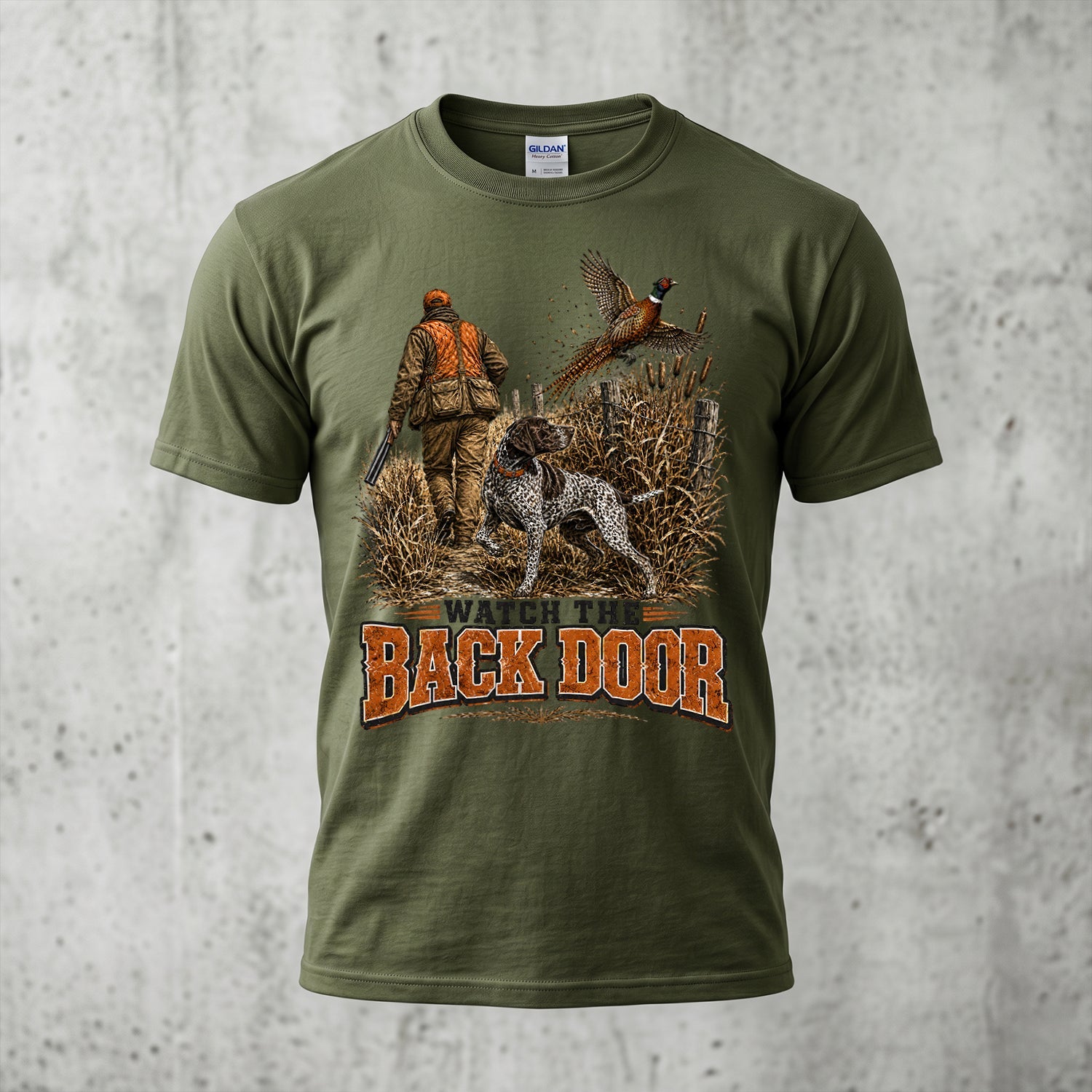 Upland Pheasant Hunting - Outdoor Cotton T-Shirt PHCT1034