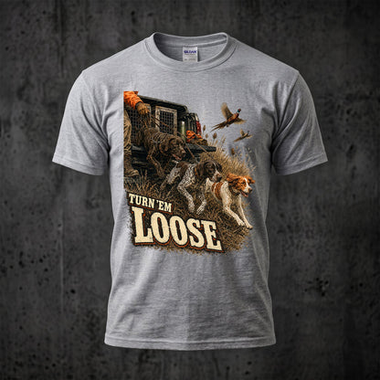 Upland Pheasant Hunting - Outdoor Cotton T-Shirt PHCT1021